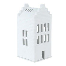 Village Light Brick House with Stepped Gable