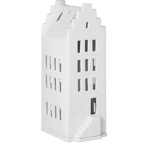 Village House - Stepped Gable Roof Candle Holder