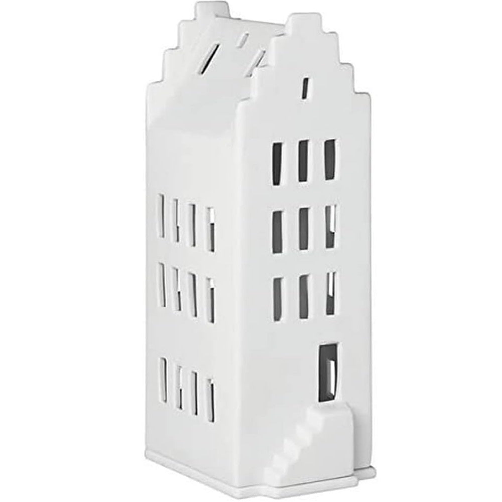 Village House - Stepped Gable Roof Candle Holder