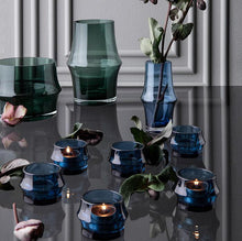 Holmegaard ARC Tealight Holder, Dark Blue, 2.8", 2 Pcs.