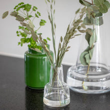 Holmegaard Flora Vase, Clear, H: 4.7"