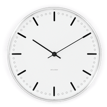 Arne Jacobsen City Hall Wall Clock, Large, Ø: 11.4"