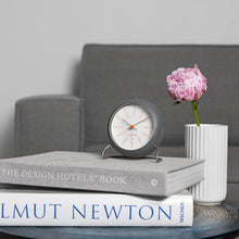 Arne Jacobsen Bankers Table Alarm Clock, Ø: 4.3"