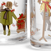 Holmegaard Christmas Hot Drinks Glass, Multi, 8.8 Oz, 2 Pcs.