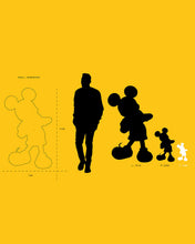 Mickey Mouse WITH LOVE White & Silver 12in