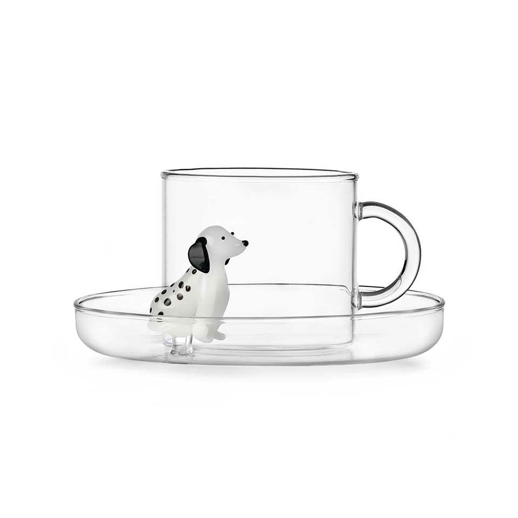 Ichendorf Dogs Tea Cup with Saucer Dalmata