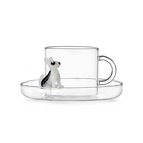 Ichendorf Dogs Tea Cup with Saucer Bull Terrier