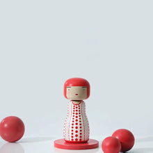 Yayoi Kusama Kokeshi I Dot - Red