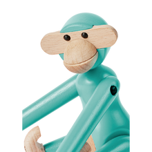 Kay Bojesen Monkey, Mini, Turquoise, H: 3.7"