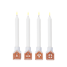 Kähler Gingerbread Advent Candle Holder, 4 Pcs.