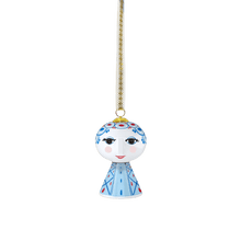 Bjørn Wiinblad Eva Christmas Ornament, Blue, H: 3"
