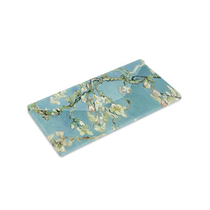 Folding Glasses Case - Vegan, Trifold, van Gogh Almond Blossom
