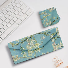 Folding Glasses Case - Vegan, Trifold, van Gogh Almond Blossom