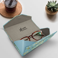 Folding Glasses Case - Vegan, Trifold, van Gogh Almond Blossom