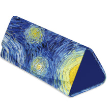 Folding Glasses Case - Vegan, Trifold, van Gogh Starry Night