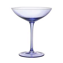 Corso Champagne Coupe Cocktail Glassware, Set of 2, Purple