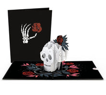 Rose Skull Pop Up Card