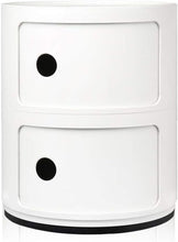 Kartell Componibili Classic Storage 2 Elements White - NEW - NO BOX