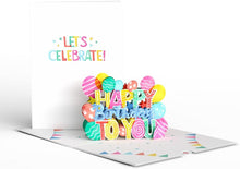 Pop Up Greeting Card Lets Celebrate