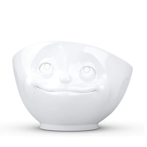 Porcelain Cereal Bowl Dreamy Face