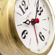 Harvey Table /Alarm Clock - Elegant Small Design with Chic Metal Case - (NeXtime 5237)