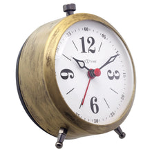 Harvey Table /Alarm Clock - Elegant Small Design with Chic Metal Case - (NeXtime 5237)