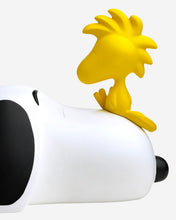 Snoopy & Woodstock PEANUTS Black, White & Yellow Original 13in x 7in