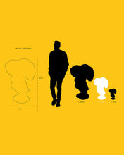 Snoopy HEART Pastel Pink & Chromed Pink Gold 21.5in