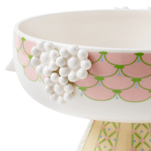 Bjørn Wiinblad Eva Bowl on Stand, Soft Pink, Ø: 9.4"