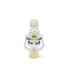 Bjørn Wiinblad Lady with Hat Candleholder, Yellow, H: 6.3"