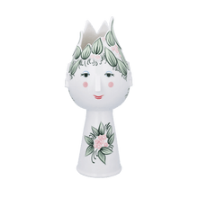 Bjørn Wiinblad Titania Vase, Green, H: 19.7"