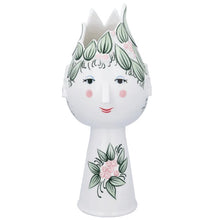 Bjørn Wiinblad Titania Vase, Green, H: 19.7"