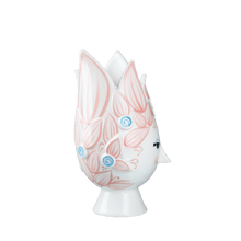 Bjørn Wiinblad Titania Vase, Light Rose, H: 7.9"