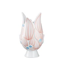 Bjørn Wiinblad Titania Vase, Light Rose, H: 7.9"