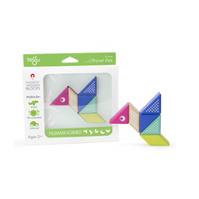 Travel Pals - Hummingbird Magnetic Wooden Blocks 6 pieces