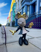 Minnie Mouse HOPPEN Taupe, Black & Gold 12in