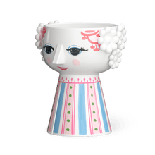 Bjørn Wiinblad Eva Candleholder, Pink, H: 3.7"