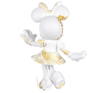 Leblon Delienne Minnie Mouse STAR STYLE White & Gold 12"