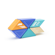 Travel Pals - Jet Plane Magnetic Wooden Blocks 6 pieces