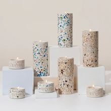 Handcrafted Shabbat Candleholders – Terrazzo Series