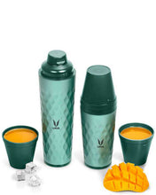 Vaya Drynk - 11.8 fl.oz - Green - with Gulper Lid + 2 Cups