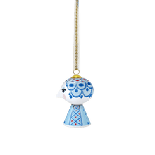 Bjørn Wiinblad Eva Christmas Ornament, Blue, H: 3"