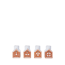 Kähler Gingerbread Advent Candle Holder, 4 Pcs.