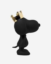 Snoopy CROWN Black with Gold Crown 12in