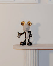 Mickey Mouse HOPPEN Taupe, Black & Gold 12in