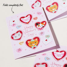 Valentine Love Cat Soft Animal Pop-Up Card