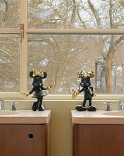 Mickey Mouse WELCOME Black & Gold 12in