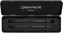 Caran d'Ache 849 Black Code Ballpoint Pen and Mechanical Pencil Set