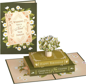 Cheers to A New Chapter Pop Up Card