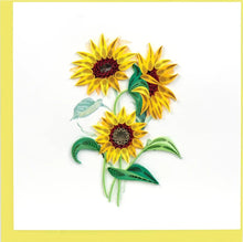 Quilled Wild Sunflowers Greeting Card